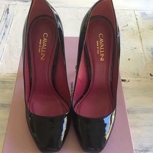 NEW:  Cavallini Patent Leather Heels 6 (36)
